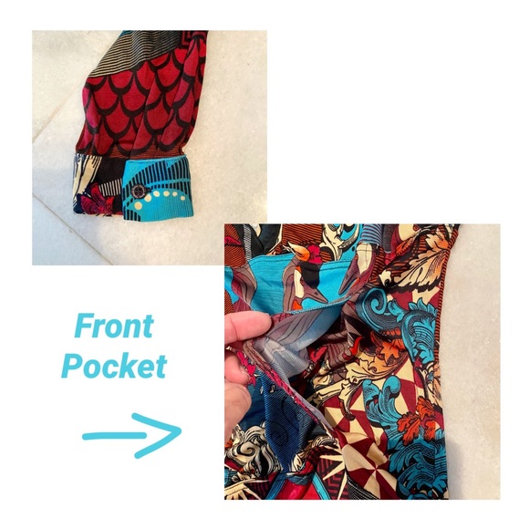 🇧🇷ADRIANA BARRA DESIGNER  100% VISCOSE BLOUSE - Picture 12 of 16